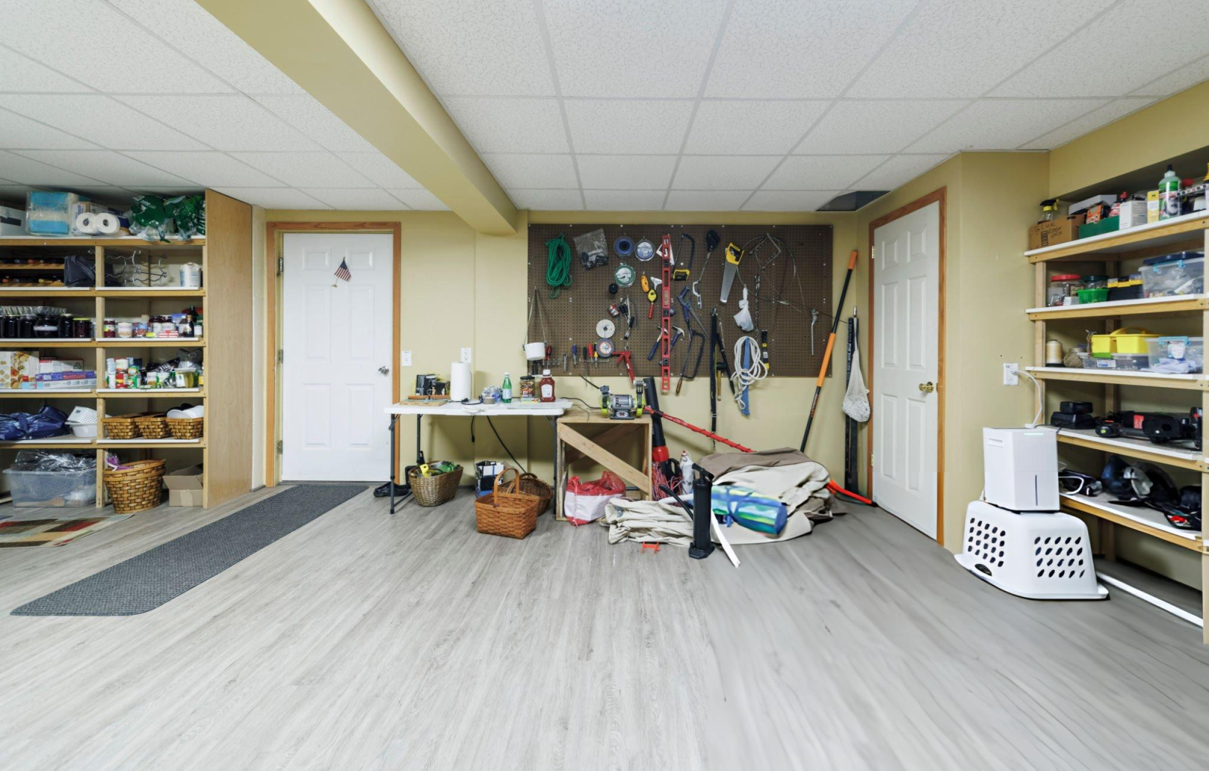 Basement Storage Solution